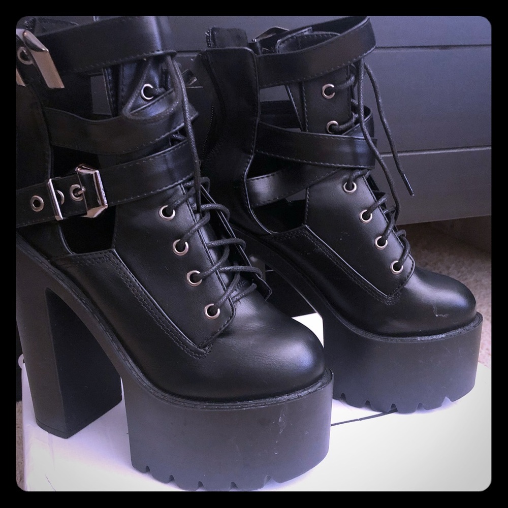 Japanese Harajuku High Platform Strap High-heels